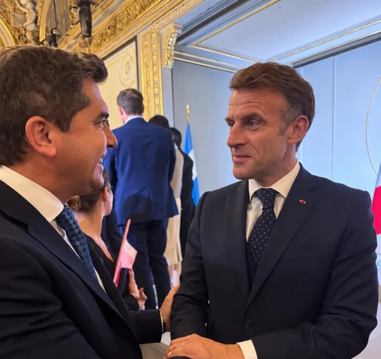 Orrego con Macron: "Es una oportunidad muy importante para seguir llevando a San Juan al mundo"