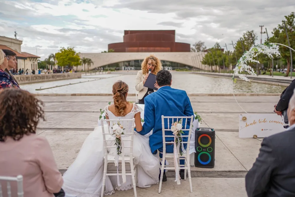 Celebraron un nuevo matrimonio emblemático en la Estación San Martín