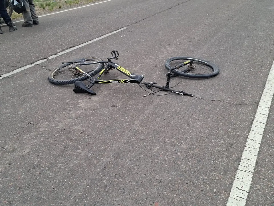 Murió Ramón, el ciclista de 82 años que fue embestido por una moto en Cochagual