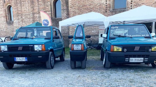 Un italiano entró al Libro Guinness de los Récords al transformar un Fiat Panda en un auto de 50 centímetros