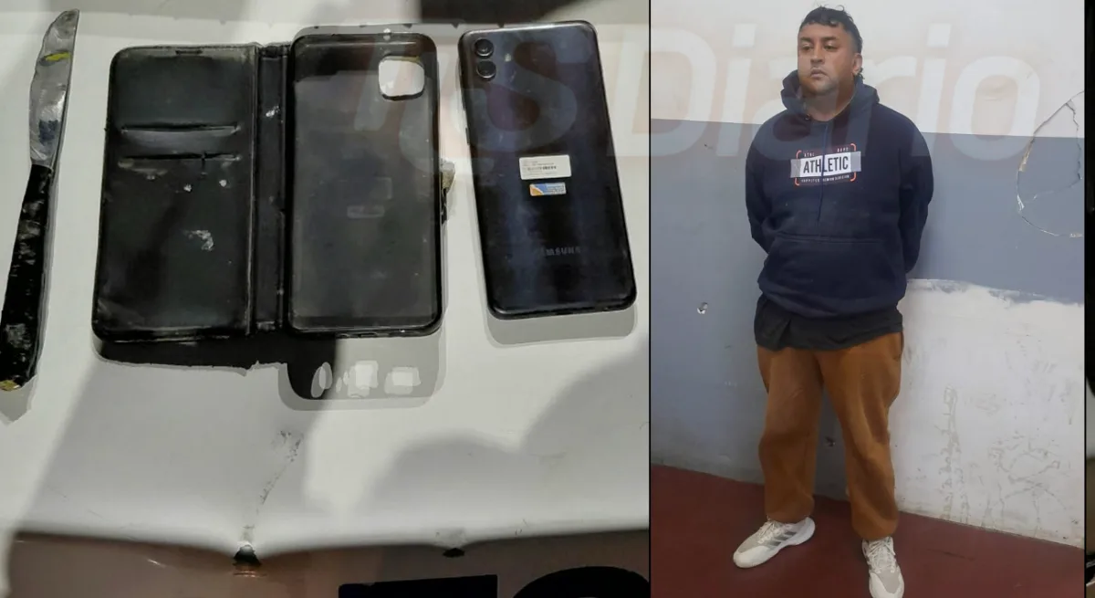 Un policía iba en su moto particular, vio una persecución y ayudó a detener a un sospechoso de robo