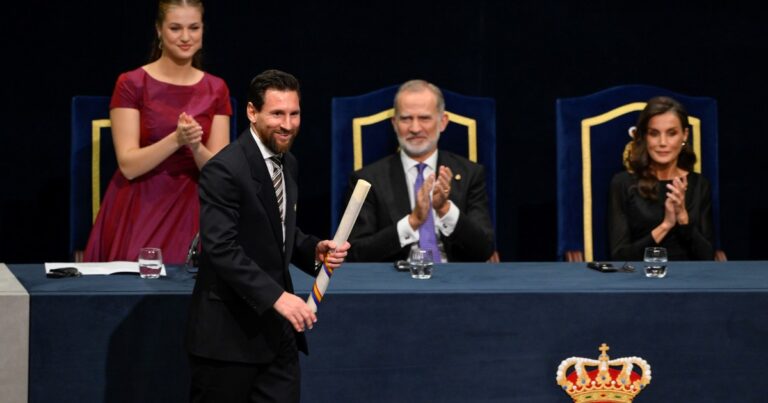 Un premio a la humanidad de Messi